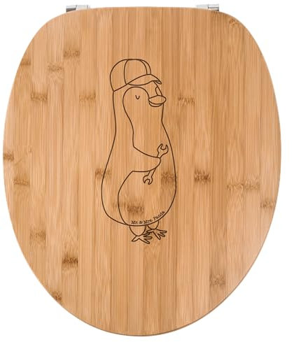 Mr. & Mrs. Panda WC Sitz Wenn Papa es nicht reparieren kann, sind wir am Arsch - Geschenk, Bester Papa der Welt, Toilette, Geschenk Papa, WC-Sitz,