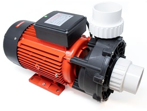 CANADIAN SPA CO. Massage Pump 'Big Red' 5PS WP500-II, 2-Stage Pool Pump, 2.5 to 2.5 Inch Connection, Max. 1120 Litres per Minute, Hydromassage