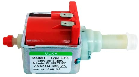 Anakel Home Ulka EP5 230/240V 48W, 15BAR Bomba de Agua de Recambio para Cafetera Compatible con Cafeteras
