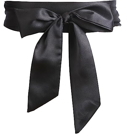 Cintura da Sposa in Raso Reversibile Cintura Classica da Donna Abito Liscia Cintura Raso Fiocco da Damigella d'Onore da Donna