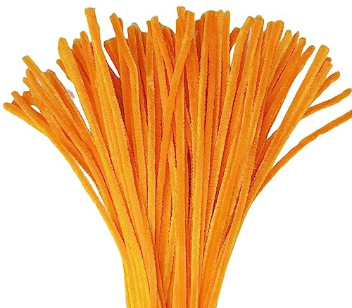 200 Stück goldene Pfeifenreiniger, 30,5 cm lang, Pfeifenreiniger für Kinder, Bastelbedarf, bunte Pfeifenreiniger, Pastell für Halloween-Dekoration, Weihnachten und Valentinstag, DIY, Kunst, kreatives