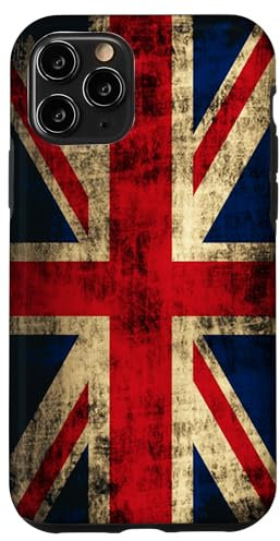 iPhone 11 Pro Vintage Distressed Union Jack United Kingdom Flag Britain Case