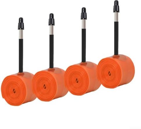 TPU-Schlauch für 700C Rennrad, ultraleicht, 35 g, kompatibel mit 23C, 25C, 28C, 30C, 32C Reifen (4 Stück FV 65)