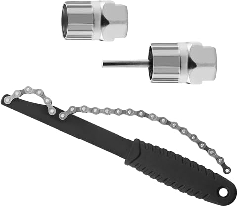 Fahrrad Kettenpeitsche 3teiliges Set, Kassettenabzieher, Schraubkranz, Fahrrad ersatzteile Kettenpeitsche, Universal Fahrrad Kassette, Zahnkranzabzieher, Fahrrad Werkzeug Ritzelabzieher.