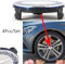 Kayserena Mercedes Lot de 4 cache-moyeux de rechange taille OEM pour centre de roue Be-nz 75 mm (bleu)