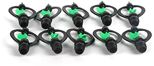 10 Piezas de Aspersor de Césped, Plástico G1 2 Pulgadas, Moscas de Pulverización, Lluvia, Agua de Jardín, Agua a Baja Presión, Boquilla en Forma de Riego Agrícola, D S en Forma