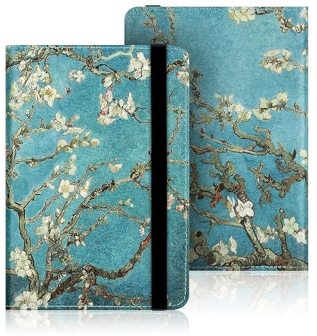 ORPKYEHMXK Custodia Universale for Rakuten Kobo GLO HD N437 Kobo Aura N514 N613 Kobo Touch 2.0 N587 Copertina ebook da 6 Pollici(A1)