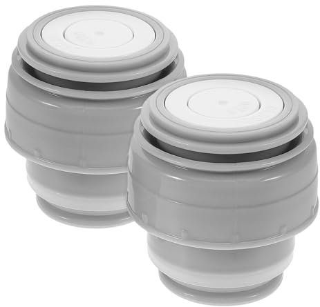Cabilock Tapón De Termo y Tapa De Repuesto Compatibles Con Vasos Aislados 45 Mm, 500-1200 Ml, Gris, a Prueba De Fugas, Tapa Para Taza Térmica De Viaje y Uso Diario