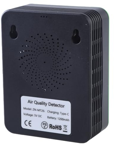 Profesional Interior Home Air Medida De Detección CO2 Temperatura Humedad TVOC Formaldehído Y HCHO Detectores Contaminación Interior Con Precisión