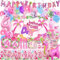 Dinosaur 4th Birthday Decorations for Girls,Roar Im Four Birthday Decoration，Roar Im 4 Pink Dinosaur Party Decor Supplies include Backdrop, Banner, Plates