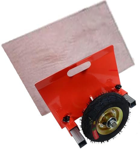 CASEGO Plattenwagen, Plattenwagen/Trockenbauwagen, Granit-Arbeitsplattenwagen/Verstellbarer Klemmplattenwagen, Plattentürwagen, kommerzieller (Red)
