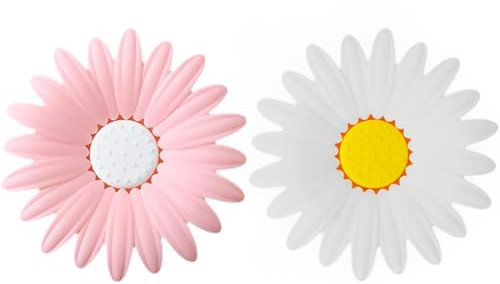 VPOUERY 2 Pezzi Porta Saponetta in Silicone Autosvuotante Porta Sapone Bagno Piattino Portasapone con Scarico Portasaponetta Solido per Bagno Lavandino Doccia e Cucina (Bianco + Rosa)