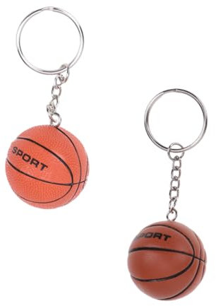 BESTYASH 2pièces Pendentifs De Clé Forme Basket Pour Fans De Basketball Accessoires De Décoration De Et Clés Et