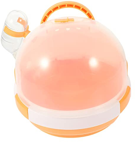 COSMEVIVI Hamster-reisekäfig Trinkwasserflasche Tragbarer Hamsterkäfig Als Transportbox Mit Belüftungsöffnungen Für Kleine Haustiere
