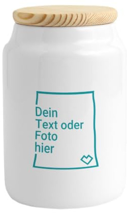 Spreadshirt Personalisierbarer Vorratsbehälter Selbst Gestalten Keksdose