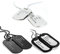 JewelryWe Dog Tag Halskette Herren: 3pcs 2 Militärischen Erkennungsmarken Armee Stil Hundemarke Anhänger mit 70cm Kette Militär Schmuck Geschenk für Männer Soldaten