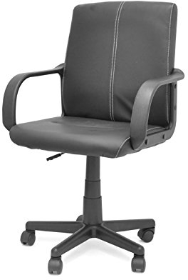 Urban Shop Computer-Bürostuhl mit Sitz- und Armlehnenverstellung
