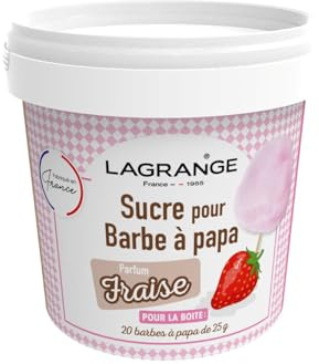 Lagrange Sucre pour Barbapapa Fraise 500 g - Lot de 6