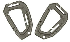 Mil-Tec Tactical Carabiner Molle set of 2 (Olive)