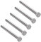 sourcing map 5/16-18x3-1/2 Boulon Hexagonaux Acier Inoxydable 304 Boulon à Vis Hexagonale 5pcs