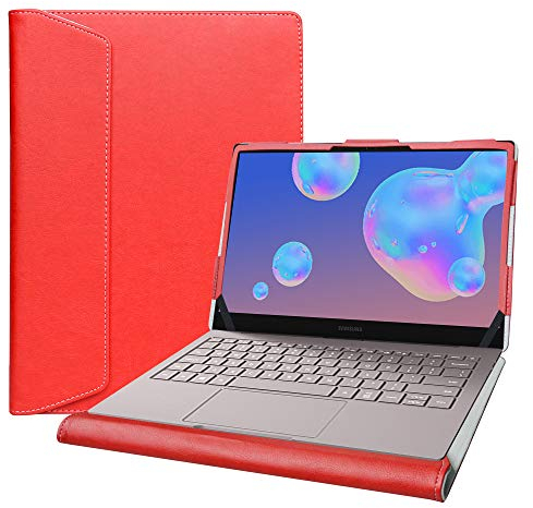Alapmk Schutz Abdeckung Hülle für 13.3 Samsung Galaxy Book S/Galaxy Book Ion 13 NP930XCJ/Galaxy Book Flex α 13 NP730QCJ & ASUS ZenBook 13 UX325JA Laptop[Not fit Galaxy Book Flex 13 NP930QCG],Rot