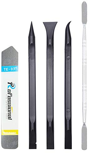 ESD Safe Nylon Kunststoff Spudger Set Hebelwerkzeug mit Edelstahl Dünn Spudger Bildschirm Öffnung Reparaturset Kompatibel mit iPhone iPad MacBook Laptop