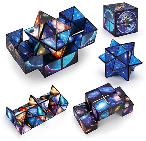 Jouets Enfants 6 7 8 9 10 Ans, Cadeau d'anniversaire pour 6-12 Ans Garçons Filles Infinity Cube 3D Puzzle pour 7 8 9 Ans Garçons Cube Magique Cube Anti Stress Jeux Intelligence pour 7-10 Ans Enfant