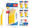 One Drop Only® - 5 x 8er Pack Interdentalbürsten 0,7mm (L) + 10ml Mundwasser Konzentrat GRATIS/Interdentalbürste & Interdental Brush zur Zwischenzahnreinigung/beste Mundhygiene durch Dentalbürsten