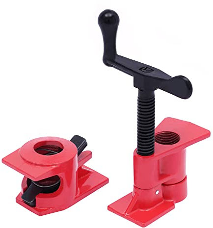 6/8 Stück Holz Kleben Rohrschellen Set, Heavy Duty Gusseisen Schnellspanner Rohrschellen für die Holzbearbeitung,3/4 (8)