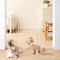 VEVOR Barrière de Sécurité Extensible 75-123 cm Hauteur 76 cm Barrière d'Escalier à Fermeture Automatique sans Perçage Grande Ouverture 533 mm à 180° Clôtures Enfants et Chiens pour Couloir Intérieur