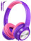 Voopwink Kids Headphones with Microphone, Wired Over Ear Headsets with Limited Volume 85dB/ 94dB for Boys Girls Teens Children Online School/Travel/iPad/Tablet/Cellphone