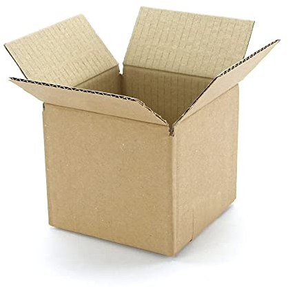 240 Stück 113x113x100 mm einwellige Kartons Faltkarton Versandkarton Kartonage Verpackungsmaterial Karton