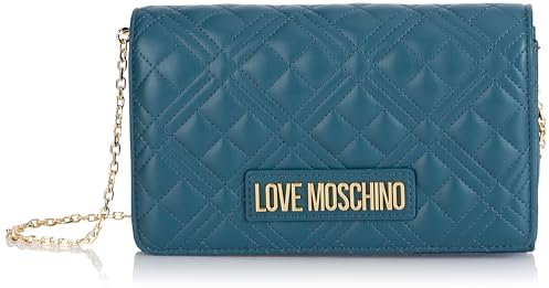 Love Moschino, BORSA A SPALLA Donna, Smeraldo, Taglia unica