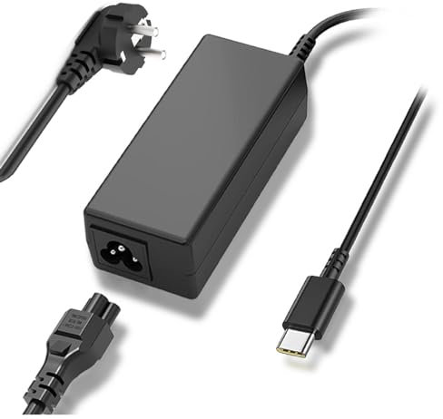 ZJSTRO Chargeur pour Lenovo Thinkpad 65W USB-C Ordinateur Portable pour Thinkpad T480 T490 T480s T580 T590 Yoga 720 730 C740 C930 E480 E490 E580 E590 chargeurpourordinateur Portable
