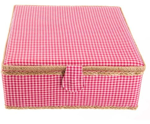 1 Nähkästchen XL ohne Griff 33x33x15cm ohne Inhalt Nähkorb Nähkoffer Nähzubehör Motivwahl