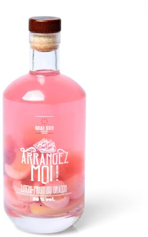 QUAI SUD Rhum Arrangé 30% vol. Arrangez-moi! | 70cl | Litchi Fruit du Dragon