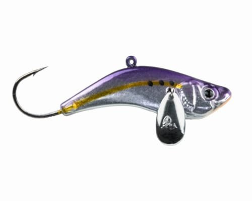 Freedom Tackle SIM Shad Doppelklingenköder, 1,27 g, Purple Shad