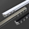 1-6m Decken-Vorhangschiene Gardinenschiene mit stummen Rollen Vorhangschiene 1-läufig Aluminium for Vorhänge Fenster Balkon Büros Hotels Kliniken Komplettset mit Zubehör(Brass,2.5m(8.2ft))