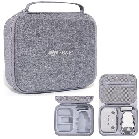 Prodrocam Tasche für DJI Mini 4K / 2/2 SE Drohne und Controller Zubehör, Tragbare Tragetasche Kompakte Aufbewahrungsbox (für DJI Mini 4K/2 SE/2)