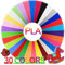 YhuiCxir 3D Stift Filament, 30 Farben 1,75 mm PLA Fäden, Jede Farbe 5M, Insgesamt 150M mit 2 Fingerkappen, Kompatibel mit SCRIB3D und MYNT3D 3D Stifte (3D-Stift Nicht im Lieferumfang)