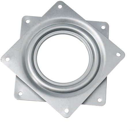 Turntable Bearing Stand Heavy Duty Aluminum Alloy Degree Rotating Swivel Plate Heavy Loads Base for Round Table(51MM)