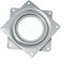 Turntable Bearing Stand Heavy Duty Aluminum Alloy Degree Rotating Swivel Plate Heavy Loads Base for Round Table(51MM)