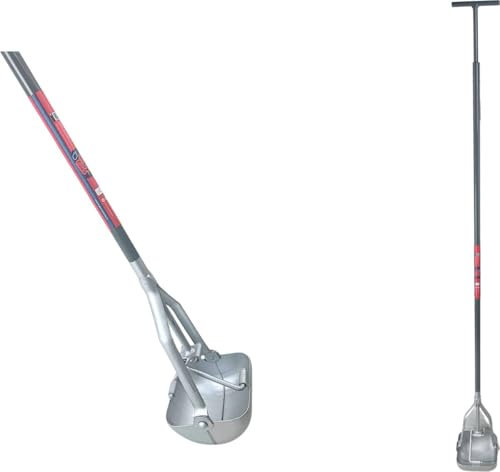 Synx Tools Kanalisationsschaufel Brunnenschaufel Quadratisch, 15 cm - Abwasserschaufel - Siebschaufel Gesamtlänge 153 cm