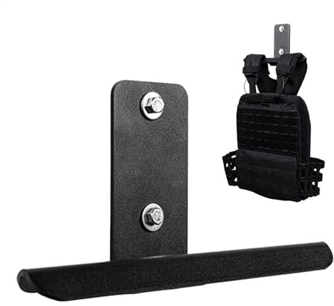 Gym Equipment Wall Organizer, Heavy Duty Storage Rack, Wall Mount Storage for Bikes, Multipurpose Wall Hanger, Space Saving Equipment Storage 11.5x2.99x6.5 inches for Motorcycles