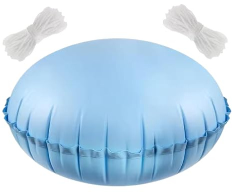 Poolkissen, aufblasbares -Equalizer-Kissen mit Sicherungsseil, Dickes Winter-Luftkissen für Schwimmbäder, Whirlpools, Flussschläuche, Strandurlaub, Spas und Resortgebrauch