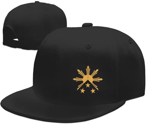 Baseball Cap Stammes-Philippinen Baseballmütze Classic Snapback Cap Einstellbare Baseballkappe Für Außenbereich Reisen Running