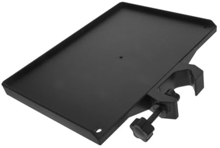 ELAYARD Mikrofonständerablage Einfache Installation aus Kunststoff und Metall mit Stabiler Konstruktion für Handy und Soundkarte für Professionelles Live Streaming Setup