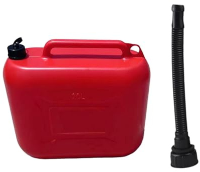 Harilla Bidon d'essence, récipient d'eau, récipient de Stockage de Liquide Vide, bidon Portable pour véhicules de Secours, 20 L