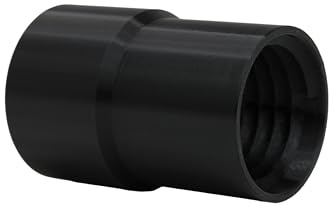 Adapter für Staubsaugerschlauch, Innen-Ø 32 mm, Ø58 außen, Linksgewinde | Für passende Muffen und Maschinenanschlüsse; Innenmaß des Gegenstücks prüfen