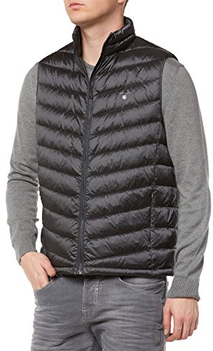 GANT Herren Airlight Vest Jacke, Grau (Dark Graphite), Small